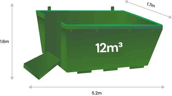 12m skip bin