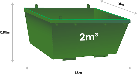 2m Skip Bin Hire