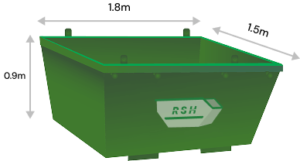 2m³ Skip Bin Size Dimension