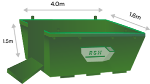9m³ Skip Bin Size Dimension
